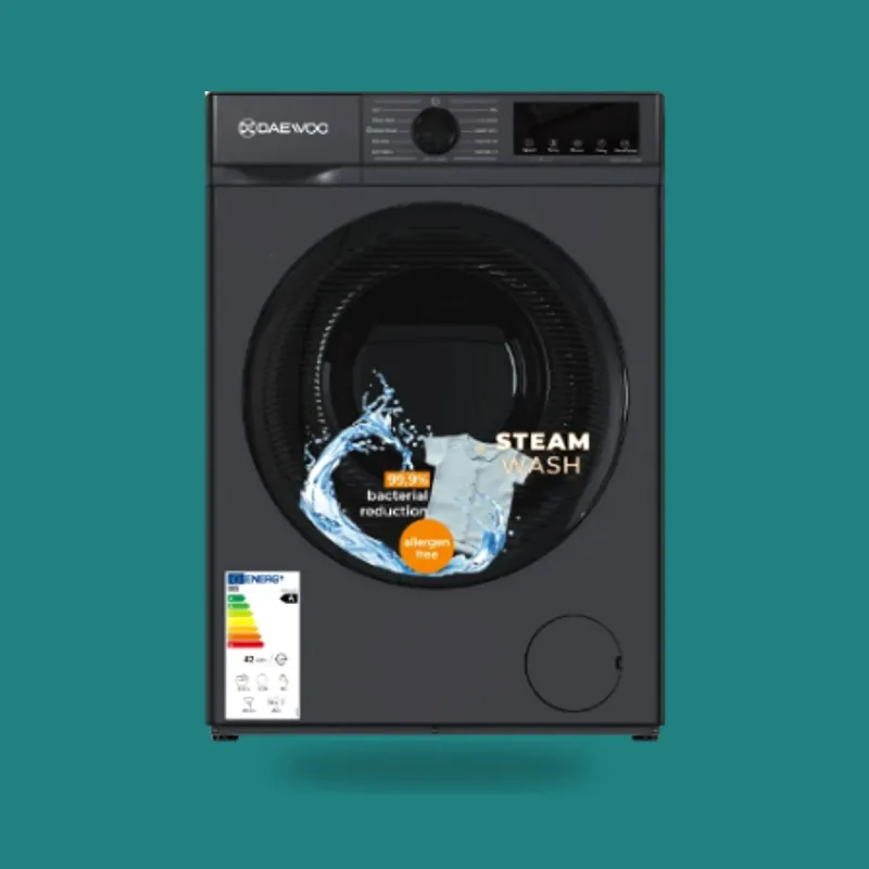 Daewoo RippleWash Front Load Fully Automatic Washing Machine 12kg — Official Daewoo Nepal